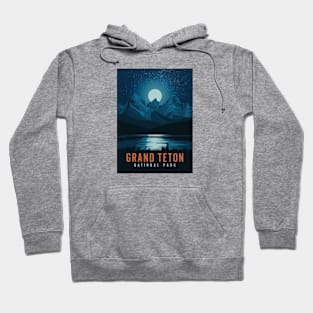 Grand Teton National Park Magical Night Hoodie